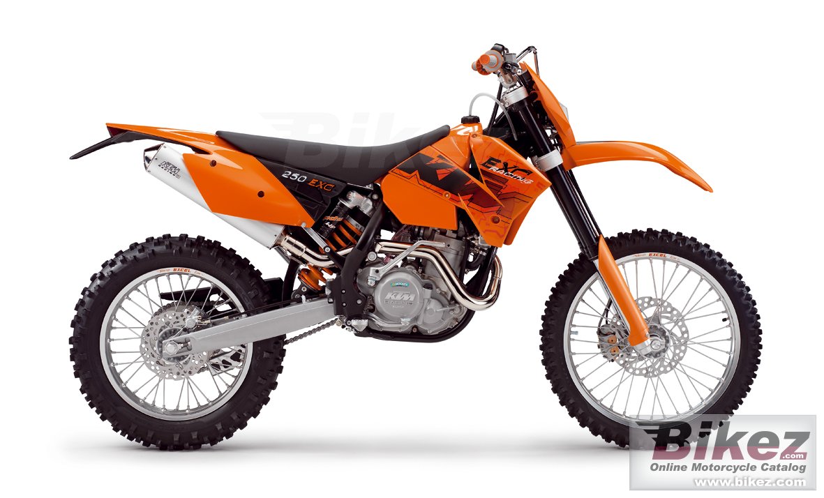 Big KTM 250 exc racing picture and wallpaper from Bikez.com